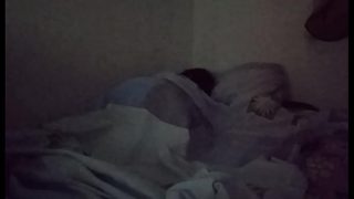 horny guy banging his bootyhot girl friend while she is a sleep