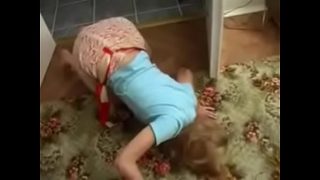 horny shaven pussy german blonde slut banged hard by an american guy
