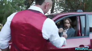 Hot Ebony Babe Misty Stone Bangs Two White Dicks