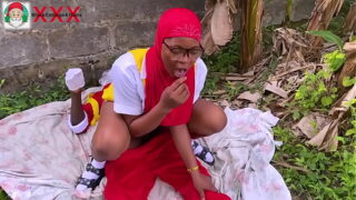New year fuck between African Santa and  step daughter of his close friend