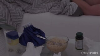 Petite Asian Kimmy Kimm Nurses Her Step dad With A Blowjob and Cock Ride