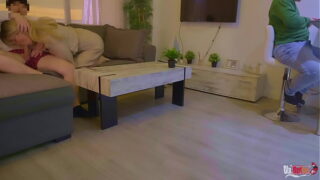 Step mother Sucks her Young Lovers dick and gets fucked in the ass behind